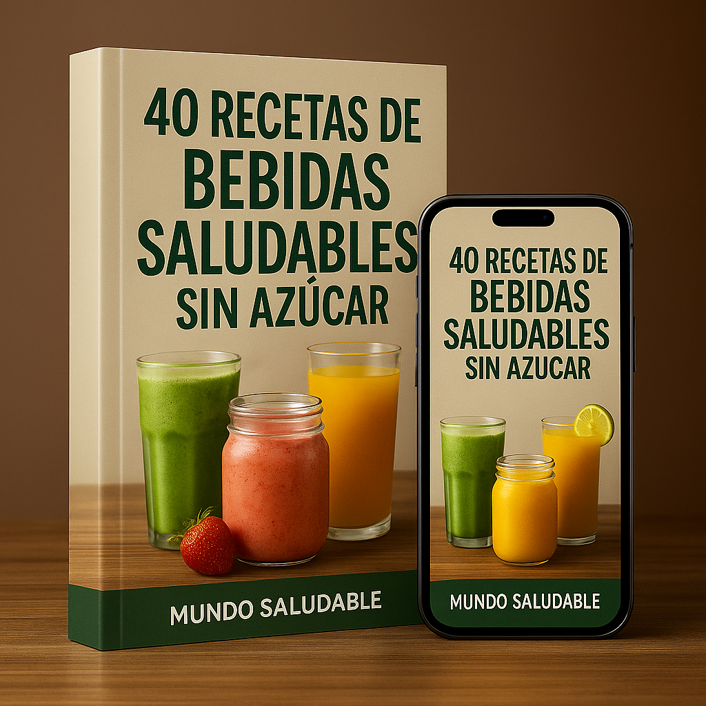 40 RECETAS DE BEBIDAS SALUDABLES SIN AZÚCAR